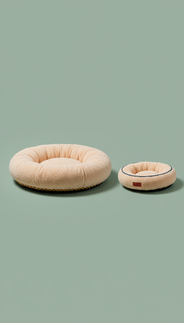 Cama mullida de diseño escandinavo