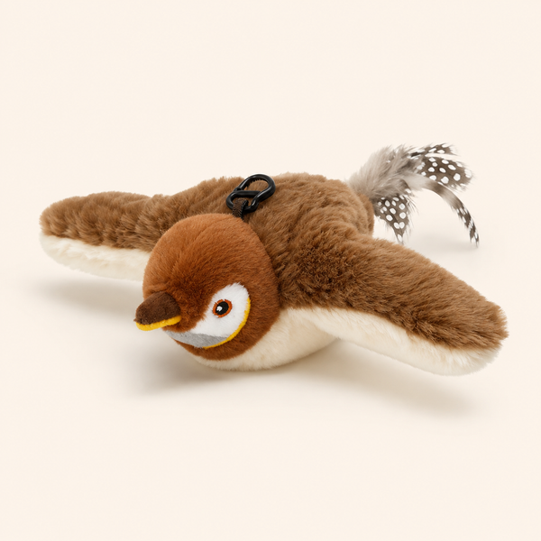 Juguete Interactivo de Pájaro Volador para Gatos – Alas y Sonido, Recargable USB