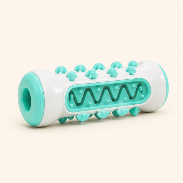 Mordedor Dental para Perros – Juguete Limpiador de Dientes con Doble Textura