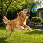 Pelota Voladora Transformable para Perros – Disco y Pelota 2 en 1
