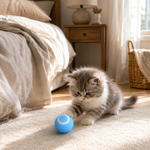 Bola Inteligente Interactiva para Gatos – Movimiento Automático con Luces LED