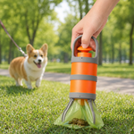 Recogedor de Excrementos Portátil para Mascotas – Sistema de Garra sin Contacto