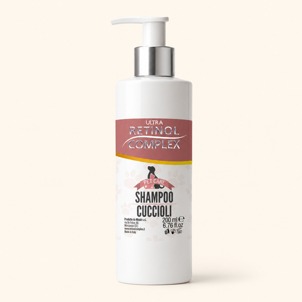 Champú para Cachorros 200 ml – Fórmula con Retinol Complex