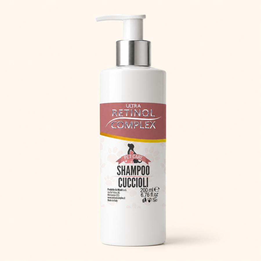 Champú para Cachorros 200 ml – Fórmula con Retinol Complex
