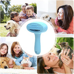 Cepillo Eléctrico Quitapelos para Mascotas – Grooming Suave y sin Tirones